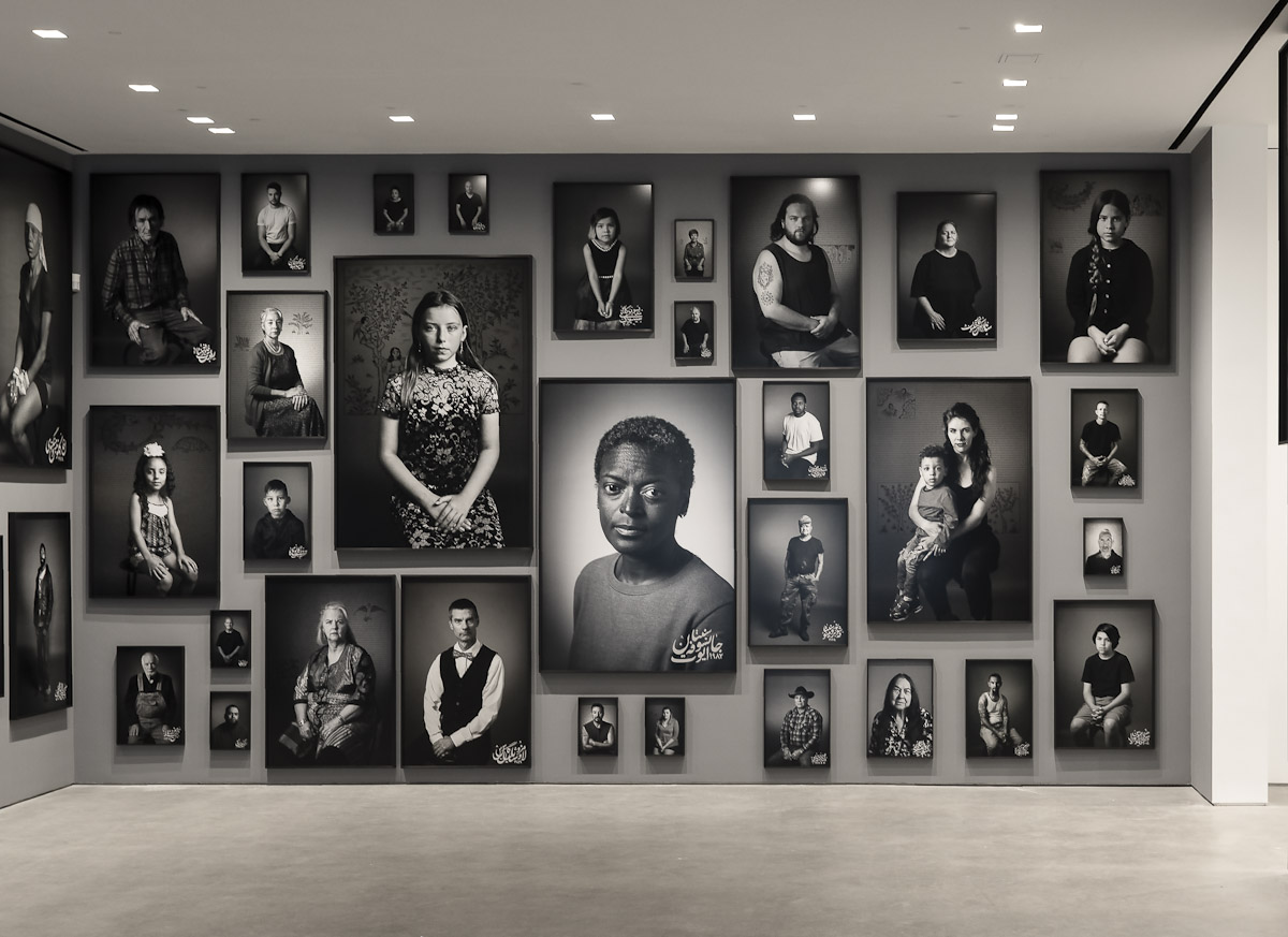 Installation view, Shirin Neshat: Land of Dreams , at Gladstone Gallery, New York, 2021 Courtesy the artist and Gladstone Gallery, New York and Brussels