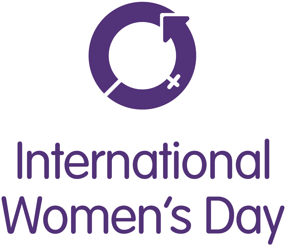 PURPLE INTERNATIONAL WOMENS DAY LOGO