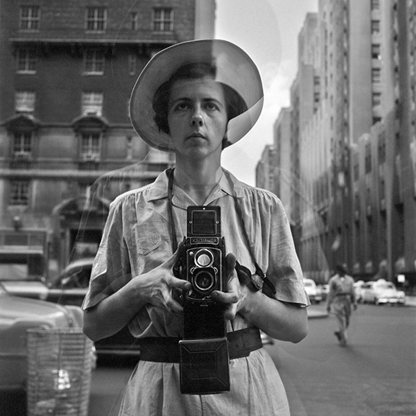 Self Portrait Vivian Maier, New York, 1954.© Estate of Vivian Maier, Courtesy of Maloof Collection and Howard Greenberg Gallery, NY.