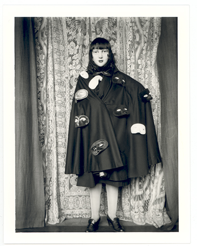 Self portrait (in robe with masks attached) © Claude Cahun. Courtesy of the Jersey Heritage Collections