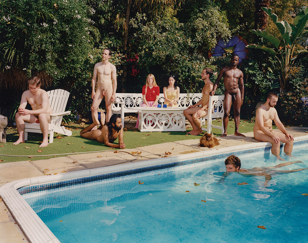 Yushi Li, The Feast, outside, 2020. Postures and Posers