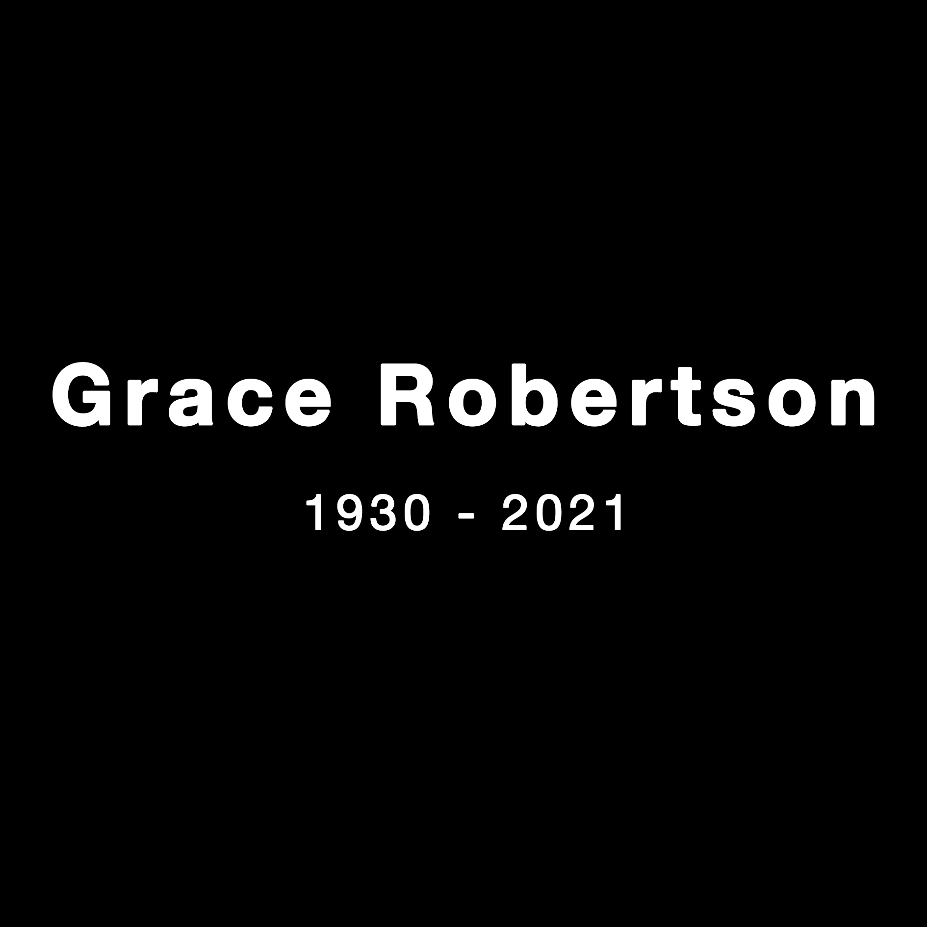Grace Robertson - British Photographer - Hundred Heroines
